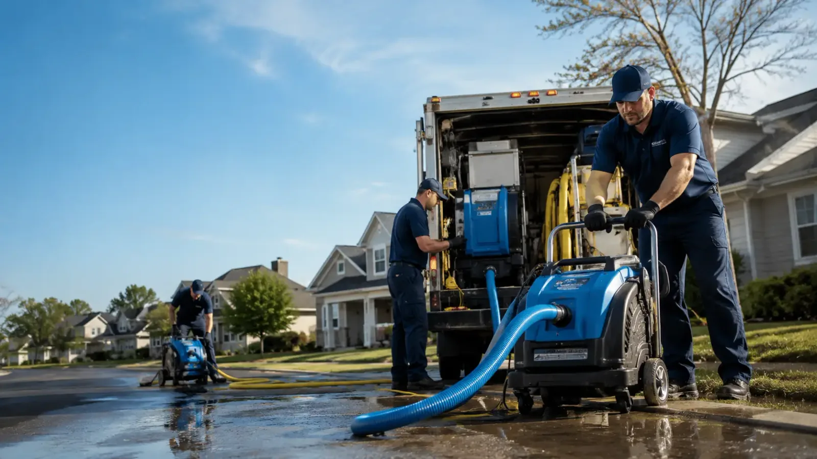Flood Damage Cleanup in Squaw Valley, CA